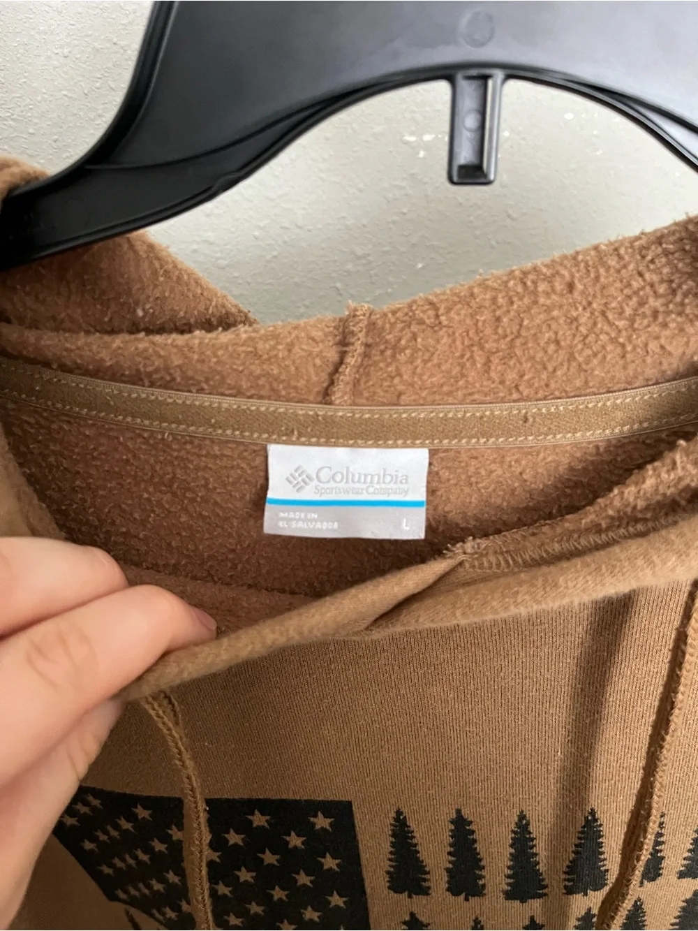 Columbia Brown Hoodie XL Casual - Picture 4 of 4